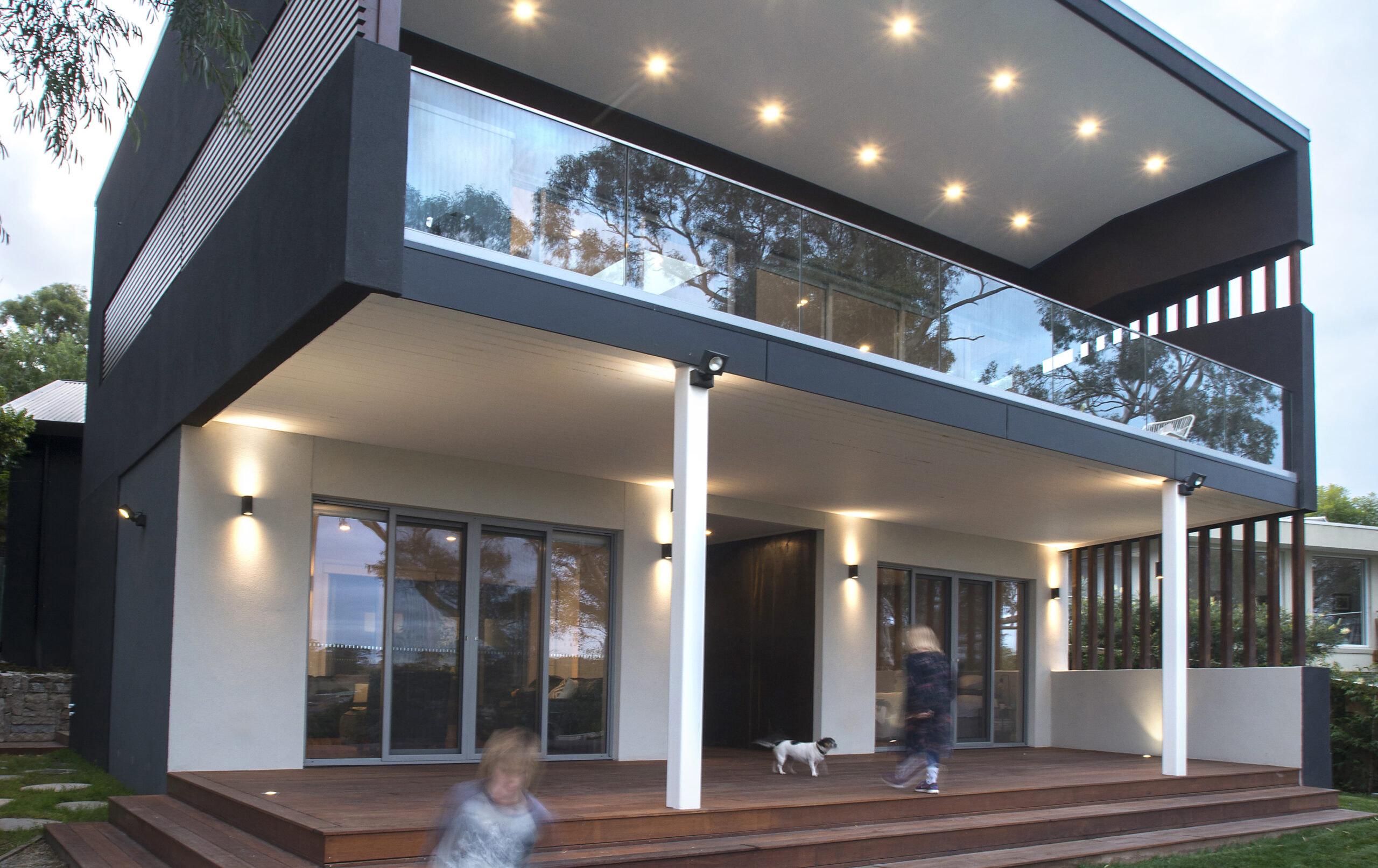 Heidelberg melbourne sloping block home